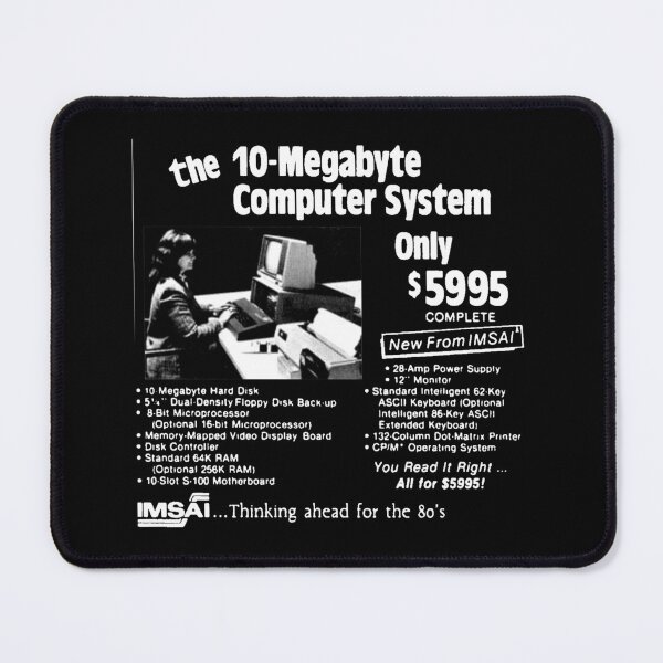 Item preview, 10 MEGABYTE COMPUTER SYSTEM - ADVERT designed and sold by ThrowbackAds.