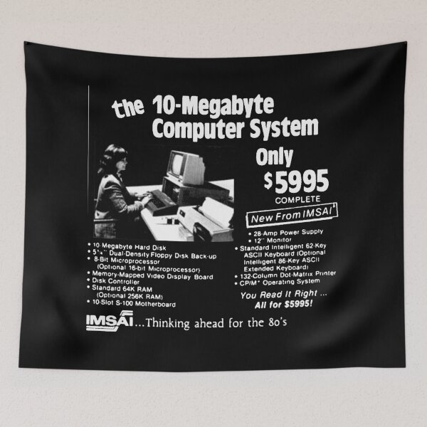 Item preview, 10 MEGABYTE COMPUTER SYSTEM - ADVERT designed and sold by ThrowbackAds.