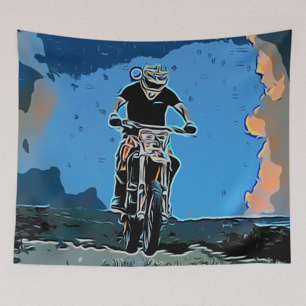 Item preview, Motocross Rider in Serbia designed and sold by Hancilancie.