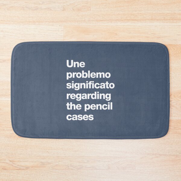 Item preview, Une problemo significato regarding the pencil cases   designed and sold by TLPChoodies.
