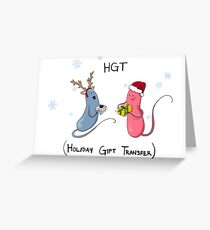 Holiday Bacteria HGT Greeting Card