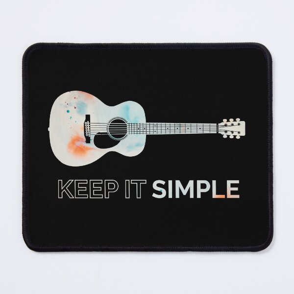 Item preview, Keep It Simple Acoustic Guitar Texture designed and sold by nightsworthy.