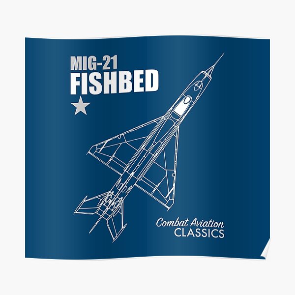 MIG 21 Fighter Jet Classic T-Shirt | Redbubble