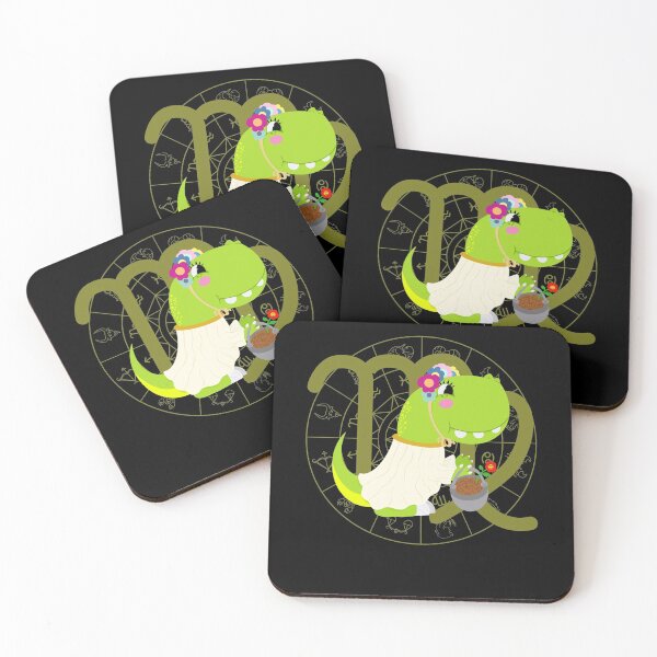Item preview, Cute Virgo Zodiac Sign Astrology T-Rex Dinosaur Horoscope designed and sold by RJ-Art.