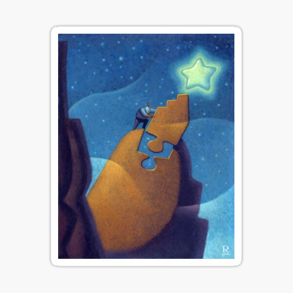 Reach for the Stars Sticker