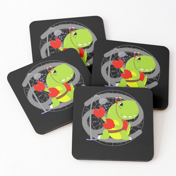 Item preview, Cute Cancer Zodiac Sign Astrology T-Rex Dinosaur Horoscope designed and sold by RJ-Art.