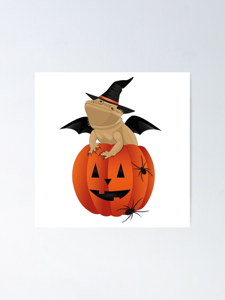 Bearded dragon witch design