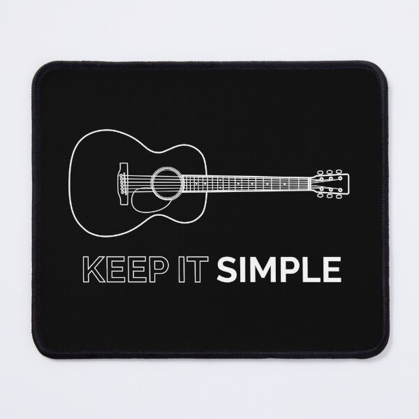 Item preview, Keep It Simple Acoustic Guitar Outline designed and sold by nightsworthy.