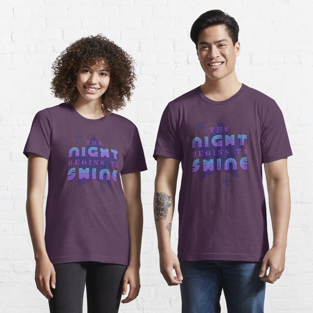 night begins to shine shirt