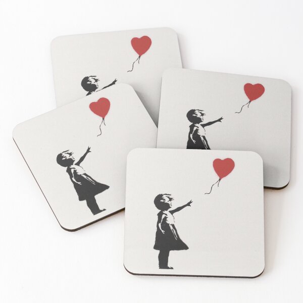 Item preview, Banksy Girl With Red Balloon designed and sold by SharpWallArts.