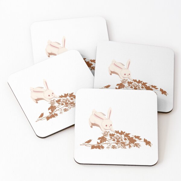 Item preview, Bunny jumping in leaves designed and sold by Kristellabeauty.