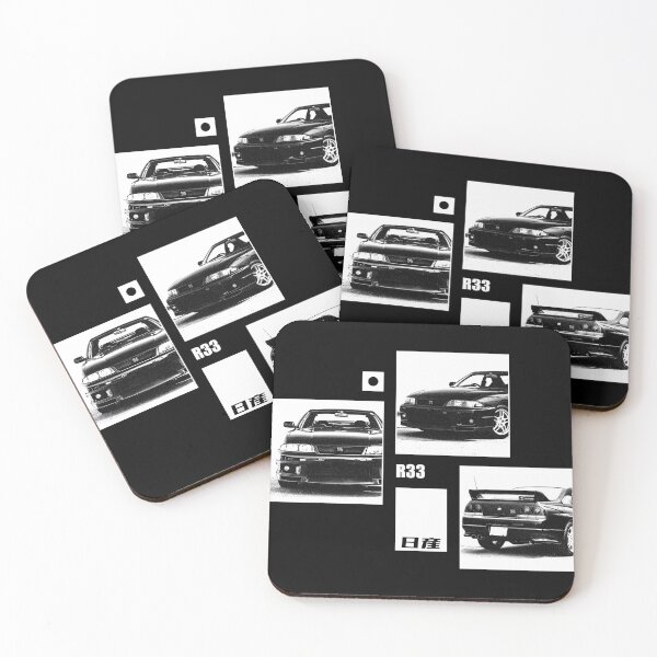 Item preview, NISSAN SKYLINE GT-R R33 Black 'N White Archive (Black Version) designed and sold by Cero81.