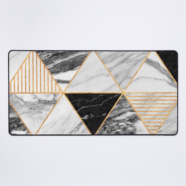 Item preview, Marble Triangles 2 - Black and White designed and sold by Zoltan Ratko.