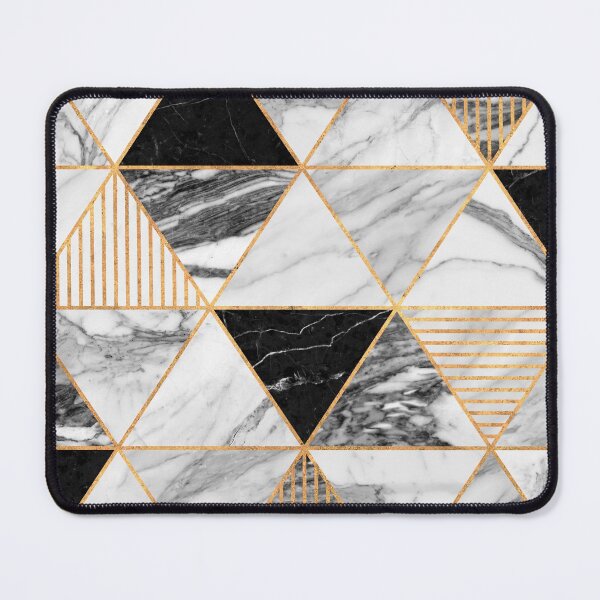 Item preview, Marble Triangles 2 - Black and White designed and sold by Zoltan Ratko.