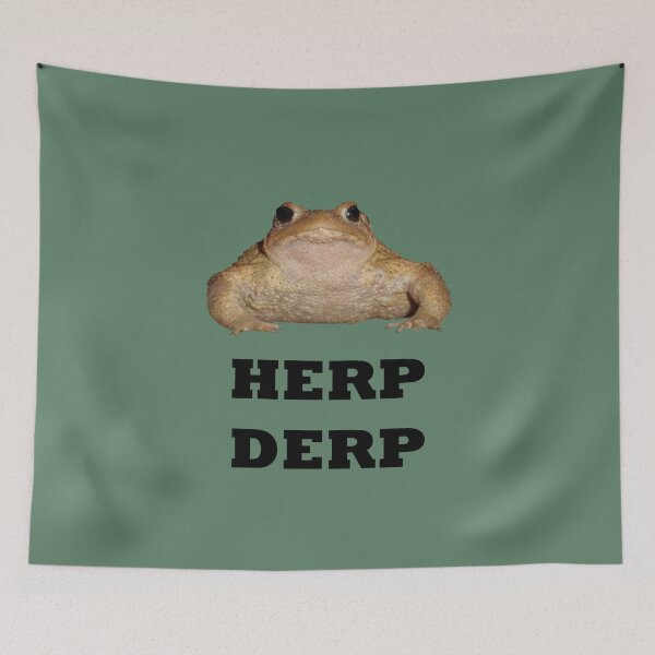 Item preview, Herp Derp Cute Toad Vector designed and sold by taiche.