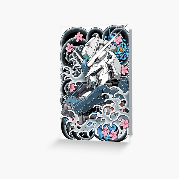 Item preview, Gundam Tattoo, Hi Nu Gundam designed and sold by Snapnfit.