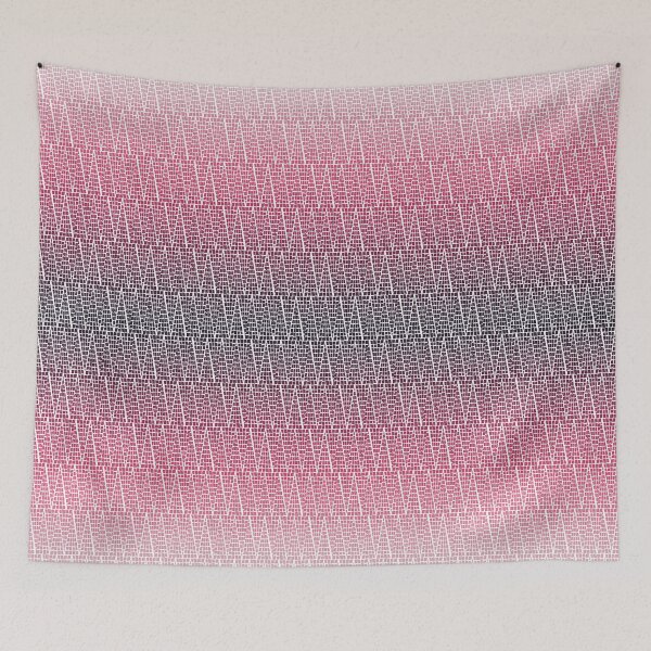 Item preview, Fancy Blacks & Pinks Dices & Triangles Harmony  designed and sold by MC Art Studio.