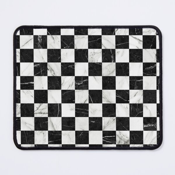 Item preview, Marble Checkerboard Pattern - Black and White designed and sold by Zoltan Ratko.