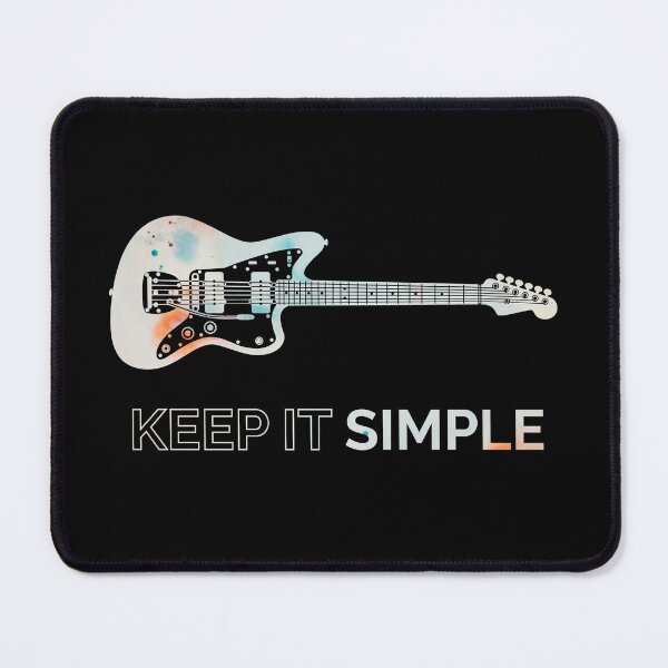 Item preview, Keep It Simple Offset Style Electric Guitar Texture designed and sold by nightsworthy.