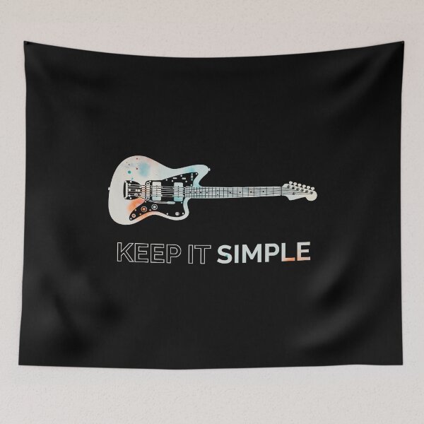 Item preview, Keep It Simple Offset Style Electric Guitar Texture designed and sold by nightsworthy.