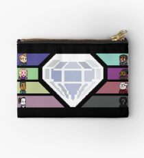 Pixel White Diamond | Community Studio Pouch