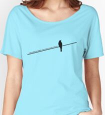 Bird on a wire Women's Relaxed Fit T-Shirt