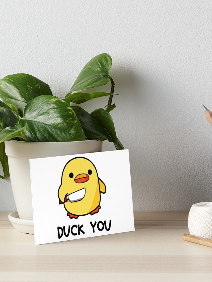 Duck You! Lustige Sprüche Wortspiel Ente Geschenk' Rucksack