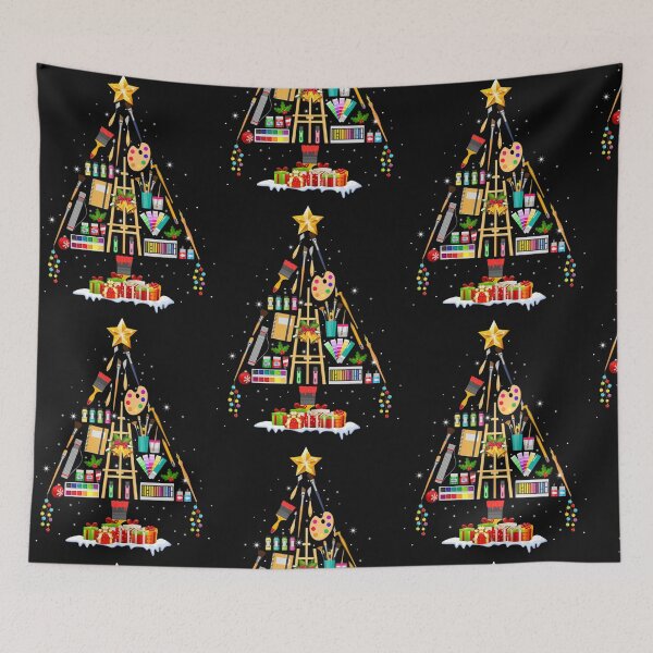 Item preview, Art Xmas Tree Decor Teacher Artist Christmas Cool Artist designed and sold by lehienanh.