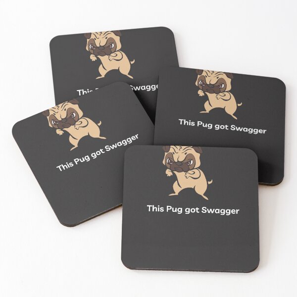 Item preview, This Pug got Swagger - classic pug design designed and sold by Doggymadness.
