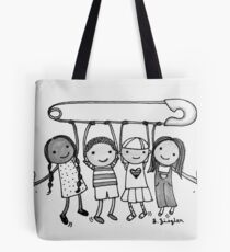 #safetypin Tote Bag