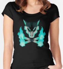 Pokemon - Alolan Marowak Skull Women's Fitted Scoop T-Shirt