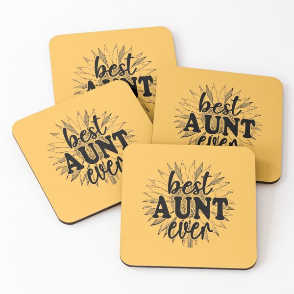 Item preview, Best Aunt Ever Sunflower Sketch | Gift For Auntie designed and sold by JooArtPrints  ★★★★★.