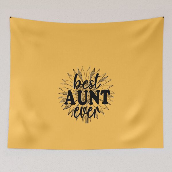 Item preview, Best Aunt Ever Sunflower Sketch | Gift For Auntie designed and sold by JooArtPrints  ★★★★★.