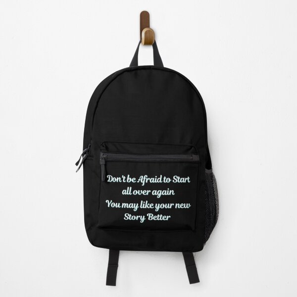 Item preview, Don't be afraid to start all over again, You may like your new story better Inspirational Quote designed and sold by chahakisha.