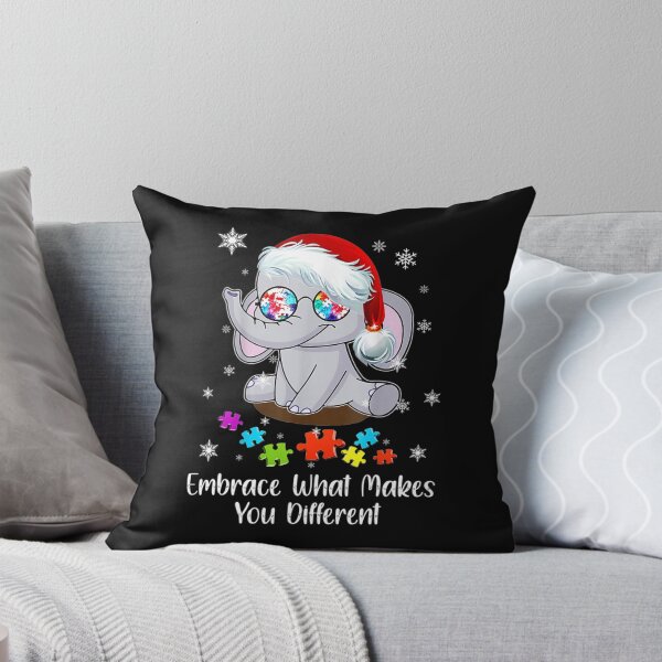 Item preview, Autism Christmas Embrace Makes You Different Elephants Xmas designed and sold by lehienanh.