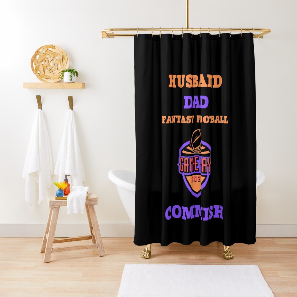 Fashion husband dad fantasy football commish Shower Curtain CS-UJ0CV0SV