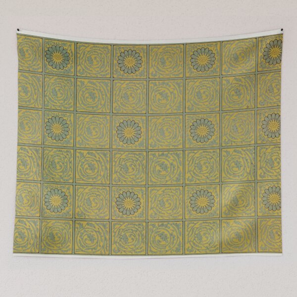 Item preview, Diaper Pattern (1870) by William Morris designed and sold by amrmab.