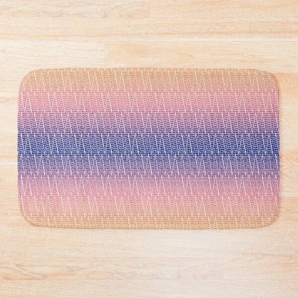 Item preview, Fancy Blues-Pinks-Oranges Dices & Triangles Harmony  designed and sold by MC Art Studio.