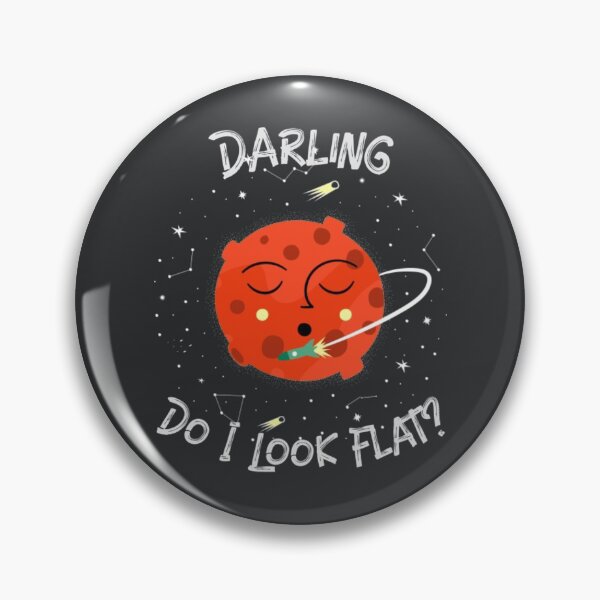 Item preview, Flat Mars Funny Flat Mars Illustration Meme designed and sold by MiloaOsteli.