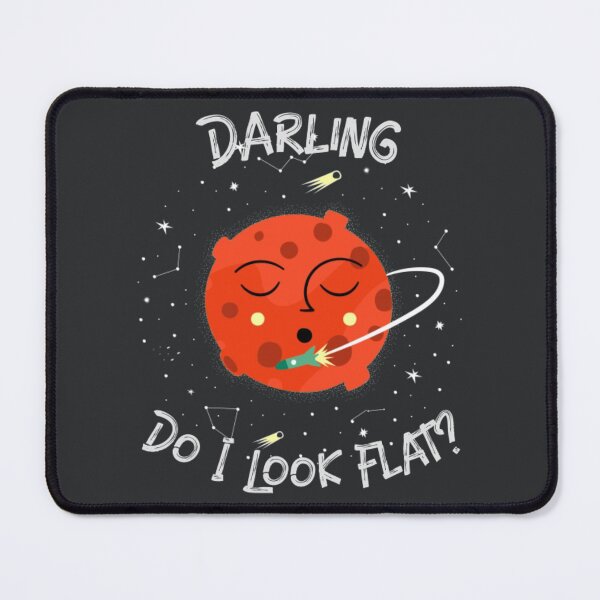 Item preview, Flat Mars Funny Flat Mars Illustration Meme designed and sold by MiloaOsteli.