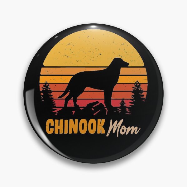 Artikelvorschau, Chinook Dog Mom Vintage Retro entworfen und verkauft von rafaeltto.