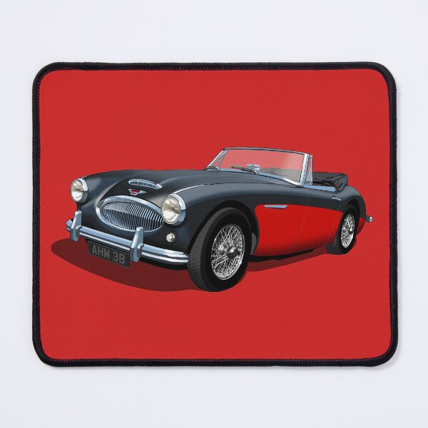 Item preview, Austin Healey 3000 Mk3 in black and red designed and sold by candc-retro.