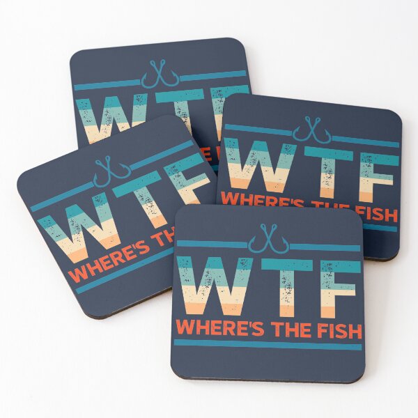 Item preview, WTF Where's The Fish Funny Fishing designed and sold by CocktailDesigns.