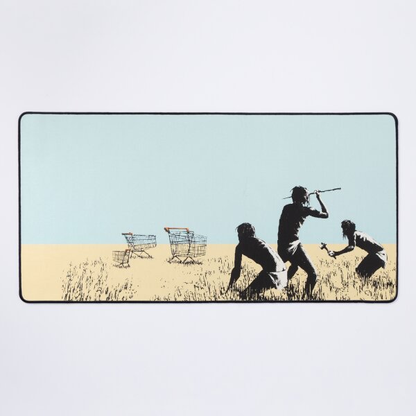 Item preview, Banksy Trolley Hunters Art designed and sold by SharpWallArts.