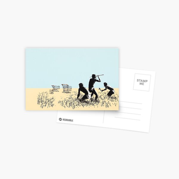Item preview, Banksy Trolley Hunters Art designed and sold by SharpWallArts.