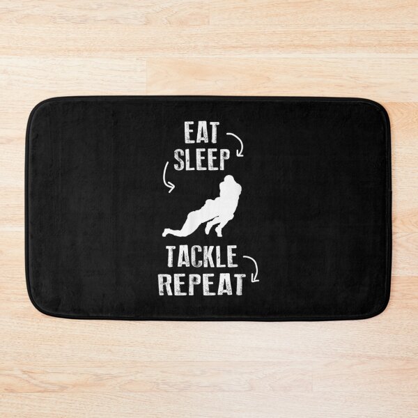 Aperçu de l'œuvre  American Eat Sleep Tackle Répéter créée et vendue par bessiey23.