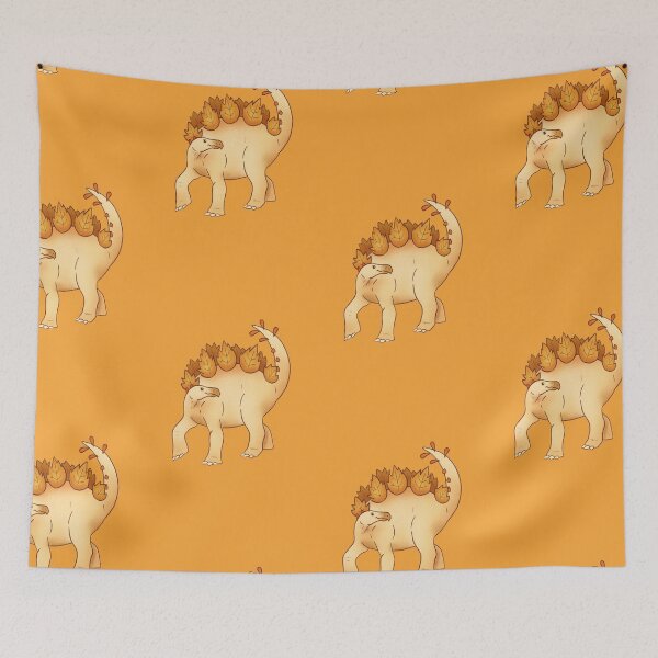 Item preview, Fall/autumn stegosaurus - dinosaur season - funny and cute designed and sold by Patrick Gervacio.