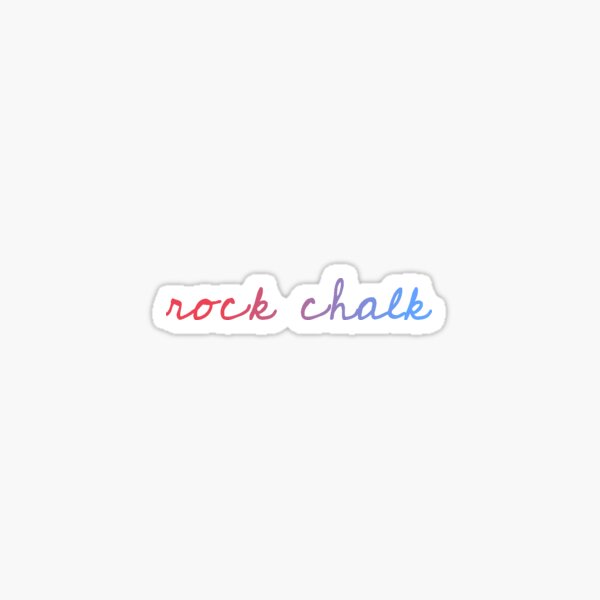 Rock Chalk Sticker