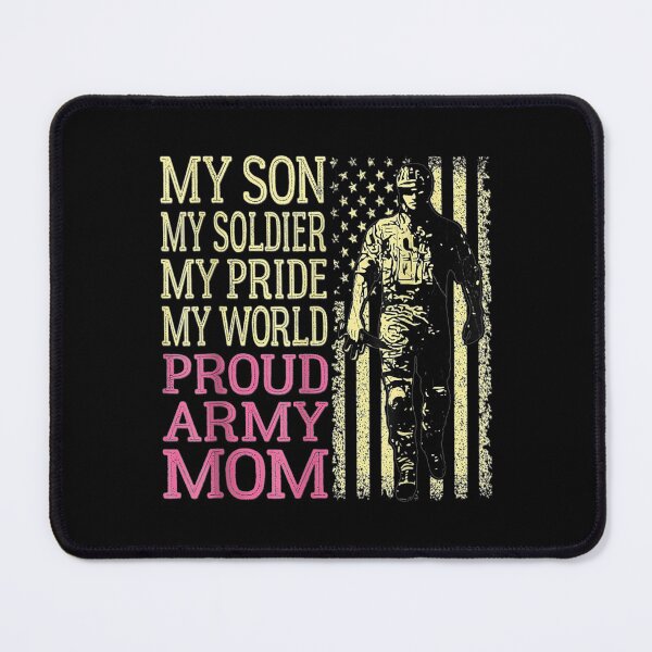 Item preview, Son Soldier Hero Proud Army Mom Mother Gift designed and sold by paudels.