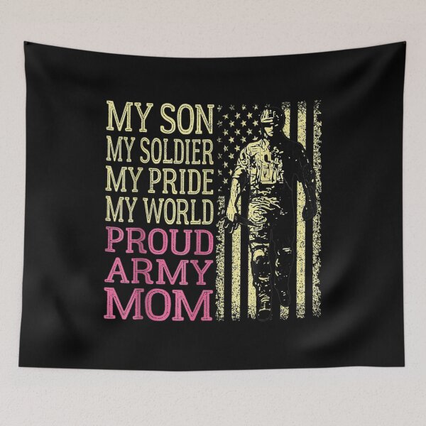 Item preview,  Son Soldier Hero Proud Army Mom Mother Gift designed and sold by paudels.